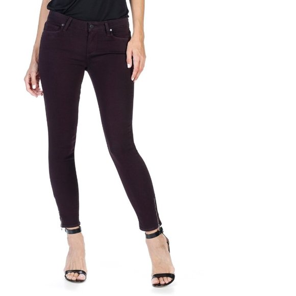 🎁 PAIGE Transcend Verdugo Ankle Zip Skinny Jeans